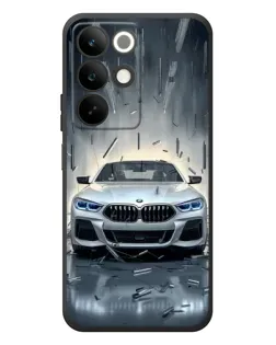 Чехол для Realme C85 с картинкой «BMW в свете фар»