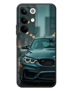 Чехол для Realme C85 с картинкой «BMW в огнях города»