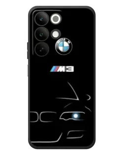 Чехол для Realme C85 с картинкой «Минималистичный принт BMW M3»