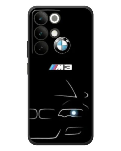 Чехол для Realme C85 с картинкой «Минималистичный принт BMW M3»