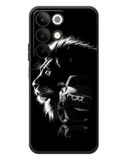 Чехол для Realme C85 с картинкой «BMW и лев»