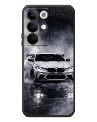 Чехол для Realme C85 с картинкой «BMW сквозь туман»