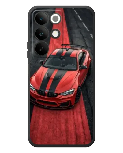 Чехол для Realme C85 с картинкой «BMW на красной дорожке»