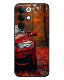 Чехол для Realme C85 с картинкой «Осенняя BMW M4»