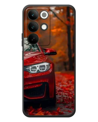 Чехол для Realme C85 с картинкой «Осенняя BMW M4»