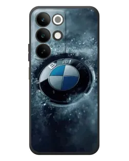 Чехол для Realme C85 с картинкой «Логотип BMW — лед»