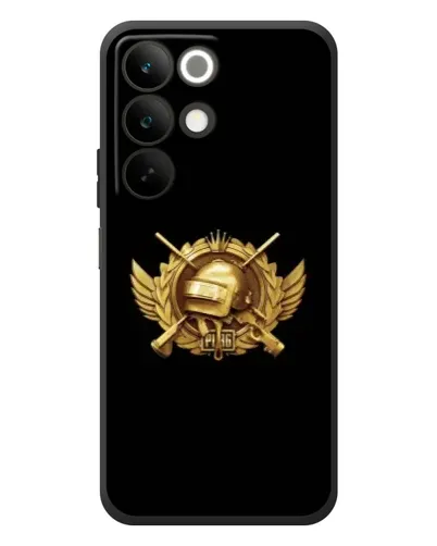 Чехол для Realme C85 с картинкой «PUBG — оранжевый градиент»