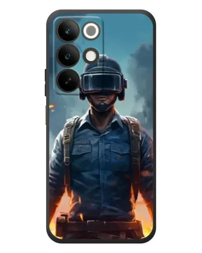 Чехол для Realme C85 с картинкой «PUBG — реалистичный герой»