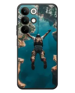 Чехол для Realme C85 с картинкой «PUBG — свободное падение»