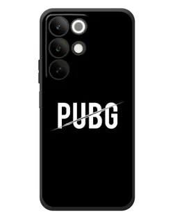 Чехол для Realme C85 с картинкой «PUBG — белый логотип»