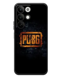 Чехол для Realme C85 с картинкой «PUBG — золотой логотип»