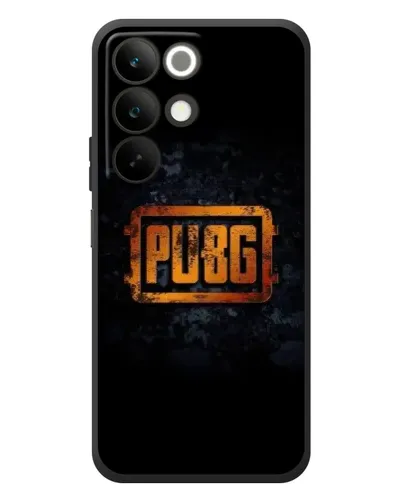 Чехол для Realme C85 с картинкой «PUBG — золотой логотип»