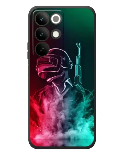 Чехол для Realme C85 с картинкой «PUBG — огненный воин»