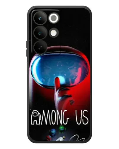 Чехол для Realme C85 с картинкой «Красный импостер — макро» Чехол для Realme C85 с картинкой «Красный импостер — макро»