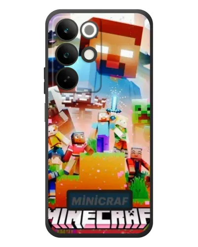 Чехол для Realme C85 с картинкой «Minecraft герои игры»
