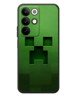 Чехол для Realme C85 с картинкой «Крипер микро-дизайн»