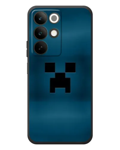 Чехол для Realme C85 с картинкой «Крипер текстура»