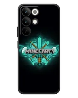 Чехол для Realme C85 с картинкой «Minecraft Diamond лого»