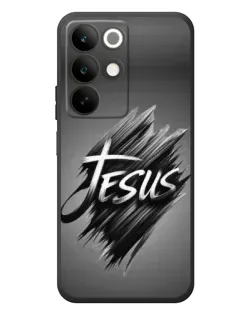 Чехол для Realme C85 с картинкой «Надпись Jesus Graffiti»