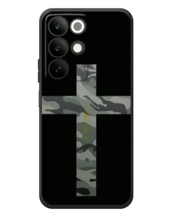 Чехол для Realme C85 с картинкой «Милитари Крест»
