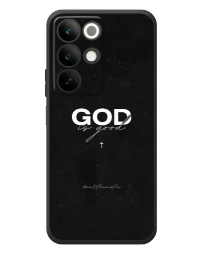 Чехол для Realme C85 с картинкой «GOD — Бог над всем»