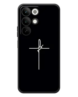 Чехол для Realme C85 с картинкой «Тонкий крест»