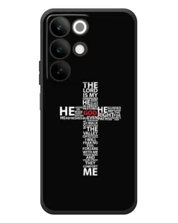 Чехол для Realme C85 с картинкой «Текстовый крест»