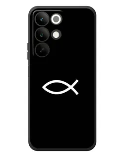 Чехол для Realme C85 с картинкой «Символ рыбы Jesus»