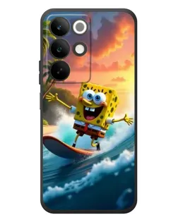 Чехол для Realme C85 с картинкой «Губка Боб серфингист» Чехол для Realme C85 с картинкой «Губка Боб серфингист»