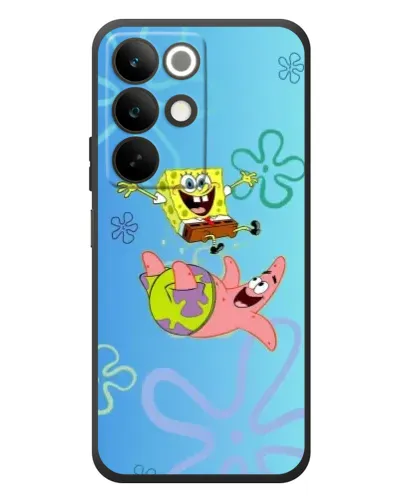 Чехол для Realme C85 с картинкой «Спанч Боб и Патрик»