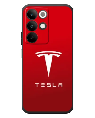 Чехол для Realme C85 с картинкой «Tesla Red Classic»