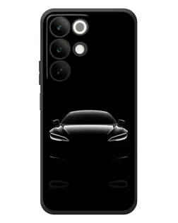 Чехол для Realme C85 с картинкой «Силуэт Tesla Night»