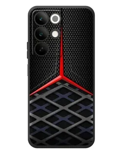Чехол для Realme C85 с картинкой «Mercedes Carbon Grid»