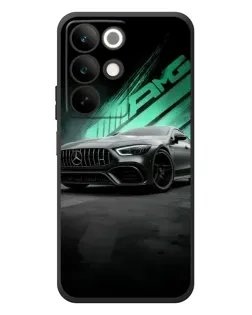 Чехол для Realme C85 с картинкой «Темный Mercedes AMG»