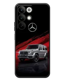 Чехол для Realme C85 с картинкой «Mercedes G-Class красный»