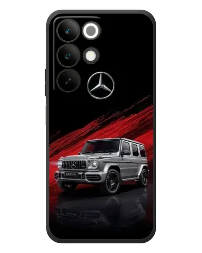 Чехол для Realme C85 с картинкой «Mercedes G-Class красный»