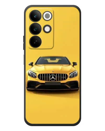 Чехол для Realme C85 с картинкой «Желтый Mercedes GT»