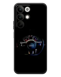 Чехол для Realme C85 с картинкой «Салон Audi — руль»