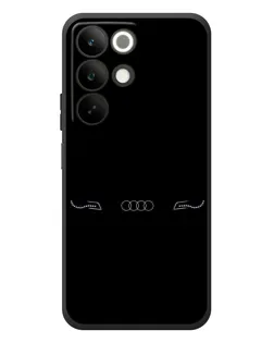 Чехол для Realme C85 с картинкой «Audi — световой подпись»