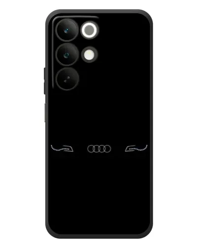 Чехол для Realme C85 с картинкой «Audi — световой подпись»