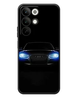 Чехол для Realme C85 с картинкой «Audi в неоне»