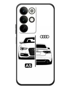 Чехол для Realme C85 с картинкой «Audi — контрастный дизайн»
