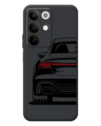 Чехол для Realme C85 с картинкой «Задняя часть Audi — арт»