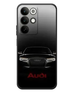 Чехол для Realme C85 с картинкой «Audi — градиентный контур»