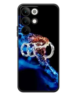 Чехол для Realme C85 с картинкой «Энергия лого Audi»