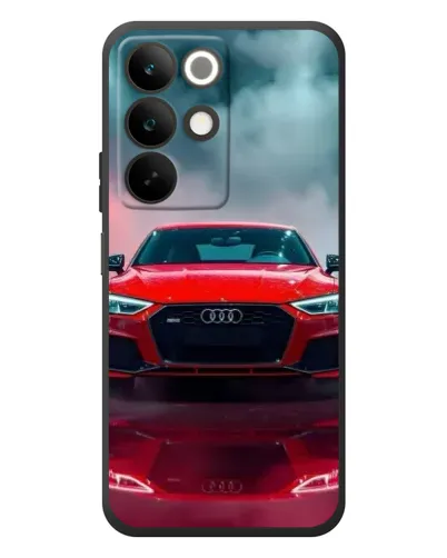 Чехол для Realme C85 с картинкой «Audi RS — красный стиль»