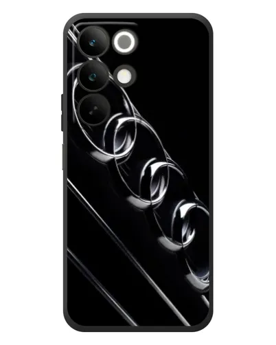 Чехол для Realme C85 с картинкой «Audi — абстрактные кольца»