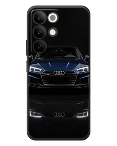 Чехол для Realme C85 с картинкой «Audi — ночное отражение»