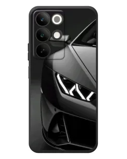 Чехол для Realme C85 с картинкой «Lamborghini фары детализация»