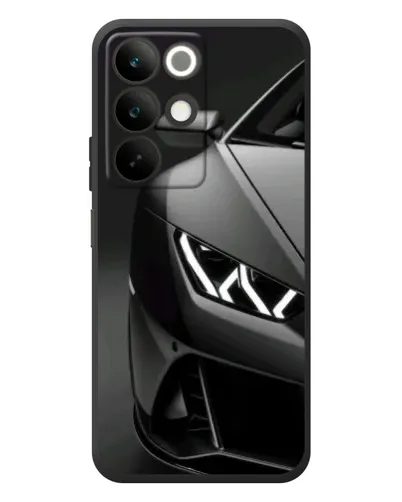 Чехол для Realme C85 с картинкой «Lamborghini фары детализация»